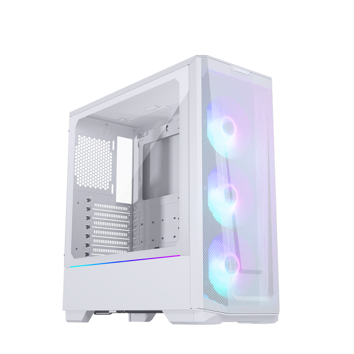 Phanteks Eclipse G360A Ultra-fine Performance Mesh, Mid-tower gaming case, Tempered Glass, Digital-RGB lighting, White