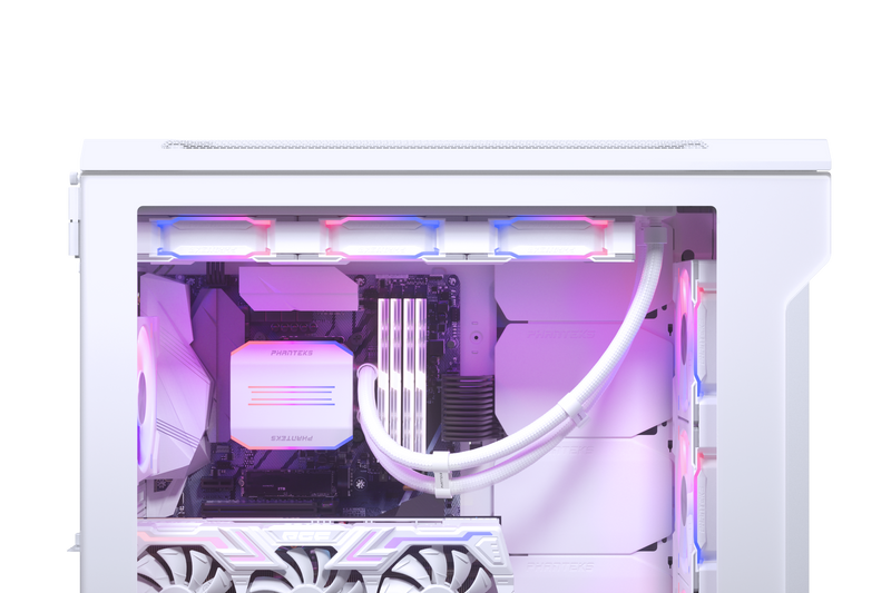 Phanteks Glacier One D30 Premium DRGB All in One Liquid CPU Cooler, DRGB Pump Cap Design