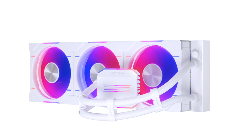 Phanteks Glacier One D30 Premium DRGB All in One Liquid CPU Cooler, DRGB Pump Cap Design