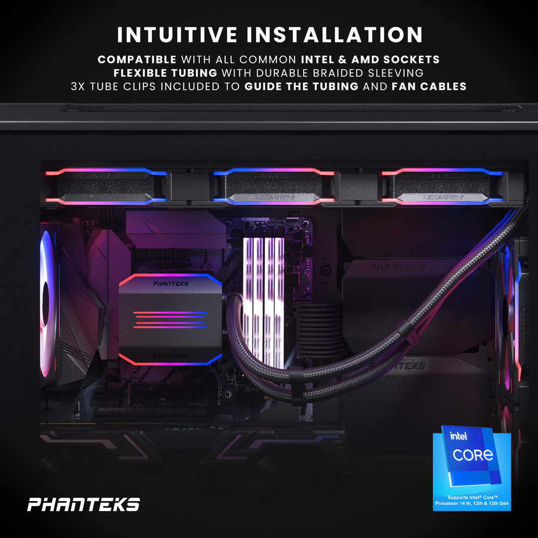 Phanteks Glacier One 420D30 Premium DRGB All in One Liquid CPU Cooler