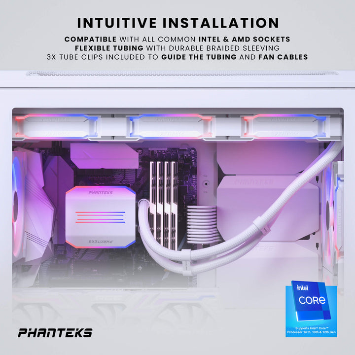 Phanteks Glacier One 420D30 Premium DRGB All in One Liquid CPU Cooler