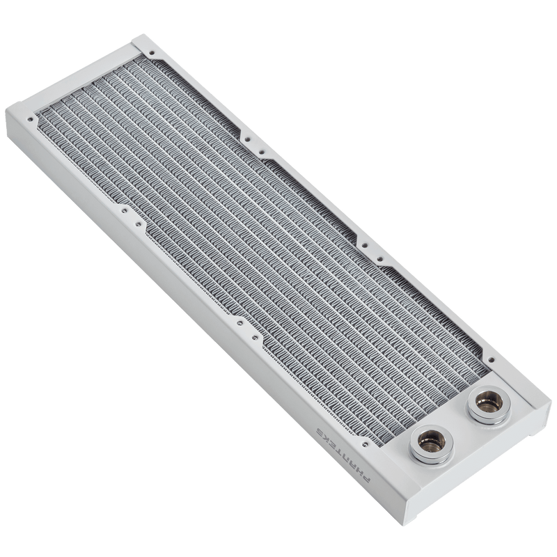 Glacier EZ-Fit 360RAD-30, 360mm-30mm thick Water Cooling Copper Radiator, Integrated 16mm EZ-Fit fitting, White