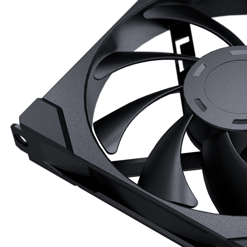 Phanteks M25-140 Gen2 High Performance Cooling Fan, Daisy-chain Unified Fan Frame, Integrated D-RGB Lighting, Black