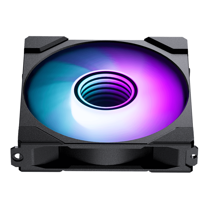 Phanteks M25-120 Gen2, 120mm ARGB High Performance Cooling Fan, Daisy-chain Unified Fan Frame, Infinity Mirror hub, single cable connection