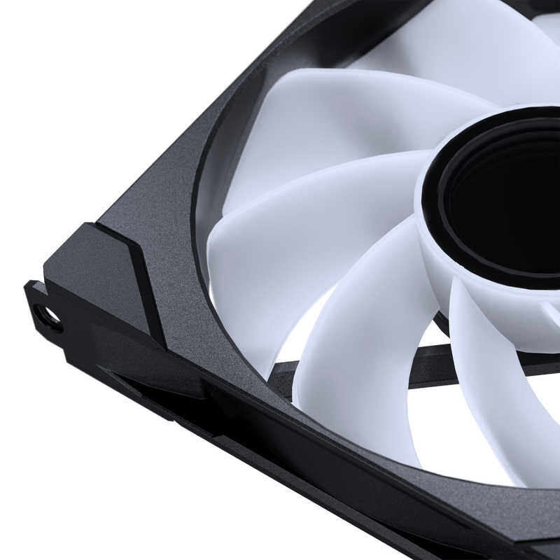 Phanteks M25-140 Gen2 High Performance Cooling Fan, Daisy-chain Unified Fan Frame, Integrated D-RGB Lighting, Black