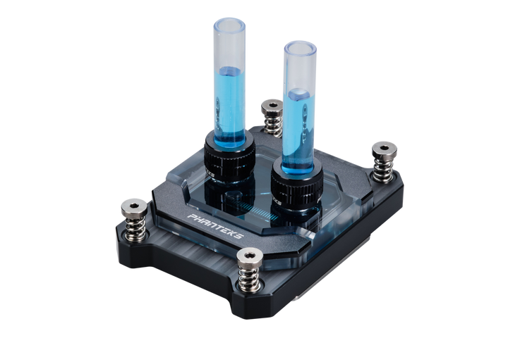 Phanteks Glacier C370A CPU Water Block for AMD Sockets AM4 and AM5, Pure Copper Base, Digital-RGB Lighting