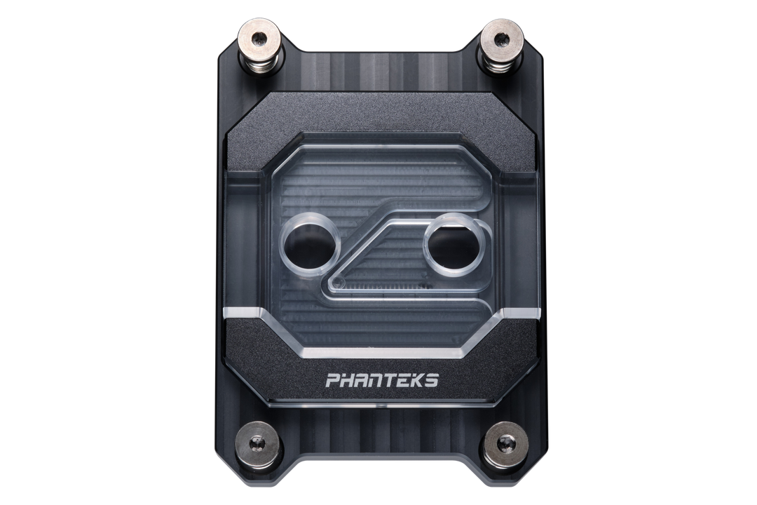 Phanteks Glacier C370A CPU Water Block for AMD Sockets AM4 and AM5, Pure Copper Base, Digital-RGB Lighting