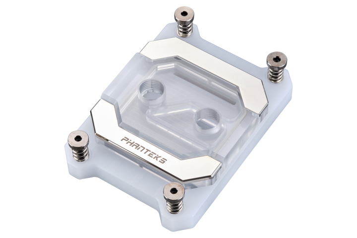 Phanteks Glacier C370A CPU Water Block for AMD Sockets AM4 and AM5, Pure Copper Base, Digital-RGB Lighting