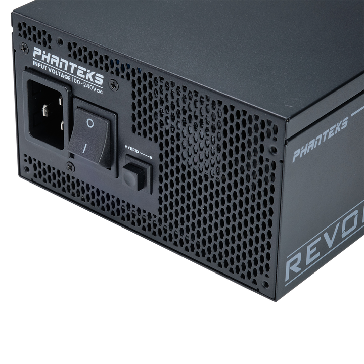 Phanteks Revolt 1600W 80PLUS Titanium, ATX 3.0, PCIe 5.0, Fully Modular. Power Supply Unit Only. Black.